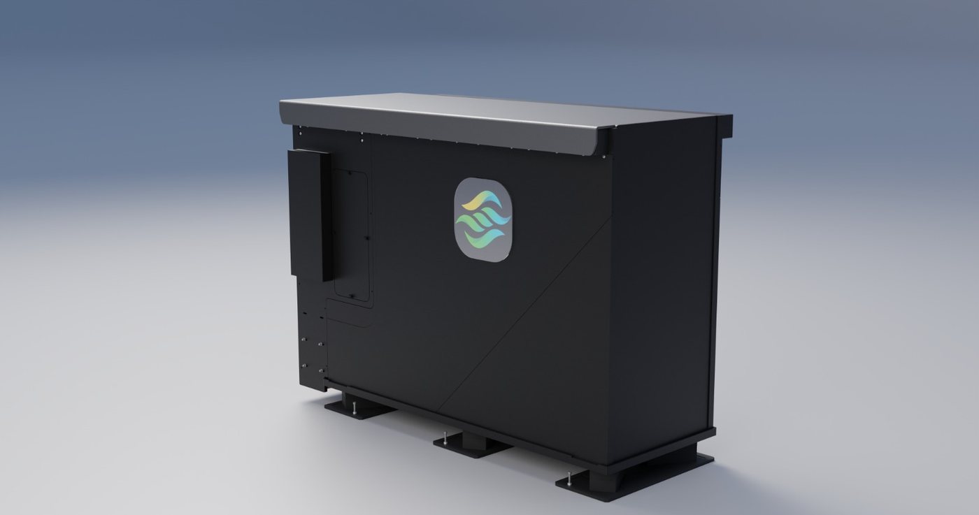 Production iDTM unit, closed enclosure with Immersion Infinite logo
