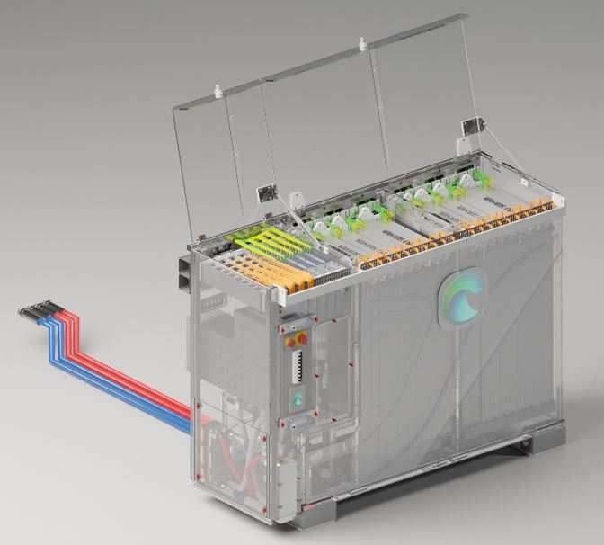 Open iDTM heat collector, liquid-to-liquid exchange